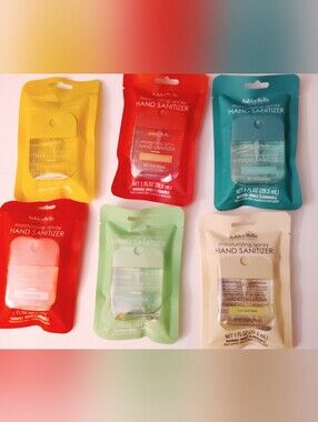 6 Ashley Belle Moisturizing Spray Hand Sanitizers - Assorted Scents New
